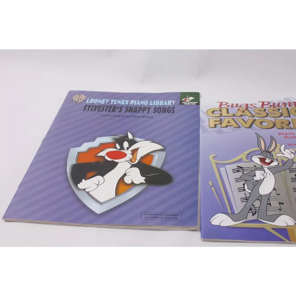 Looney Tunes Songbook Lot Sylvester Bugs Bunny 2000s Sheet Music ~260702-WH 1242